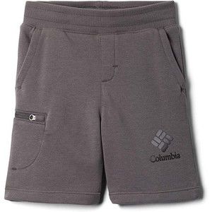 NEW Columbia Branded French Terry Short Kids Medium Gray Omni Shade UPF 50